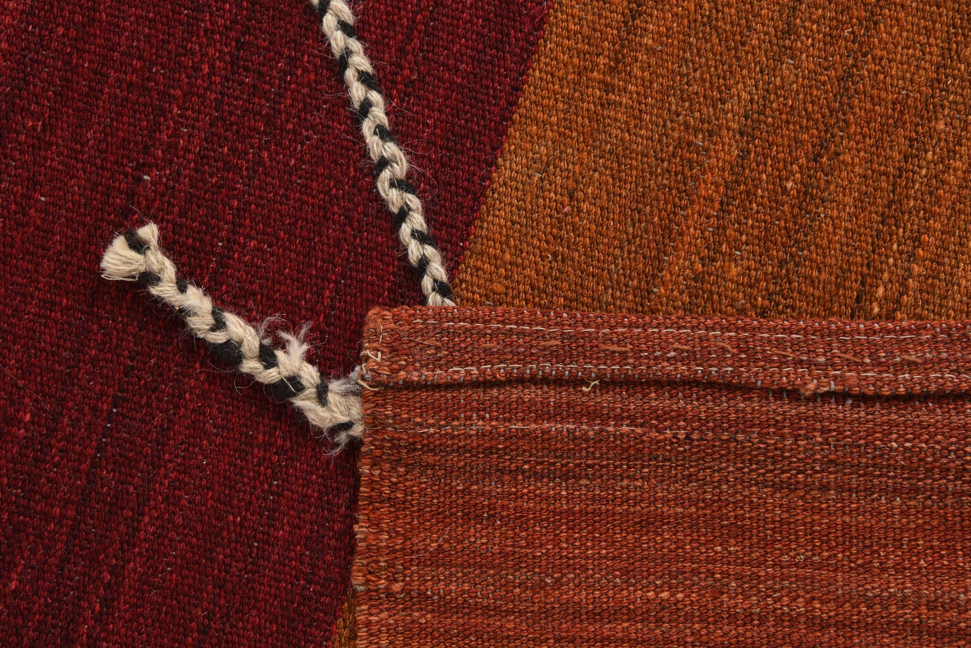 10' 1 x 12' 9 Hand Woven Kilim Modern Wool Rug