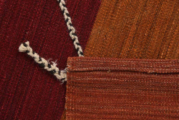 10' 1 x 12' 9 Hand Woven Kilim Modern Wool Rug