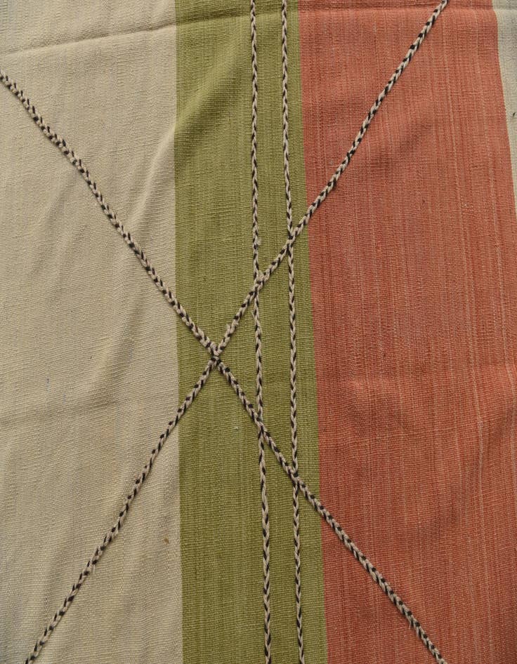 Detail image of 10' x 12' 9  Hand Woven Kilim Modern Wool Rug