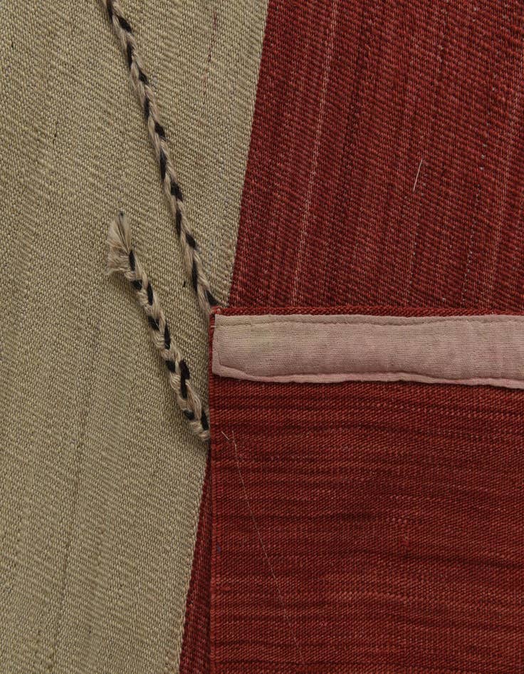 Detail image of 10' x 12' 9  Hand Woven Kilim Modern Wool Rug