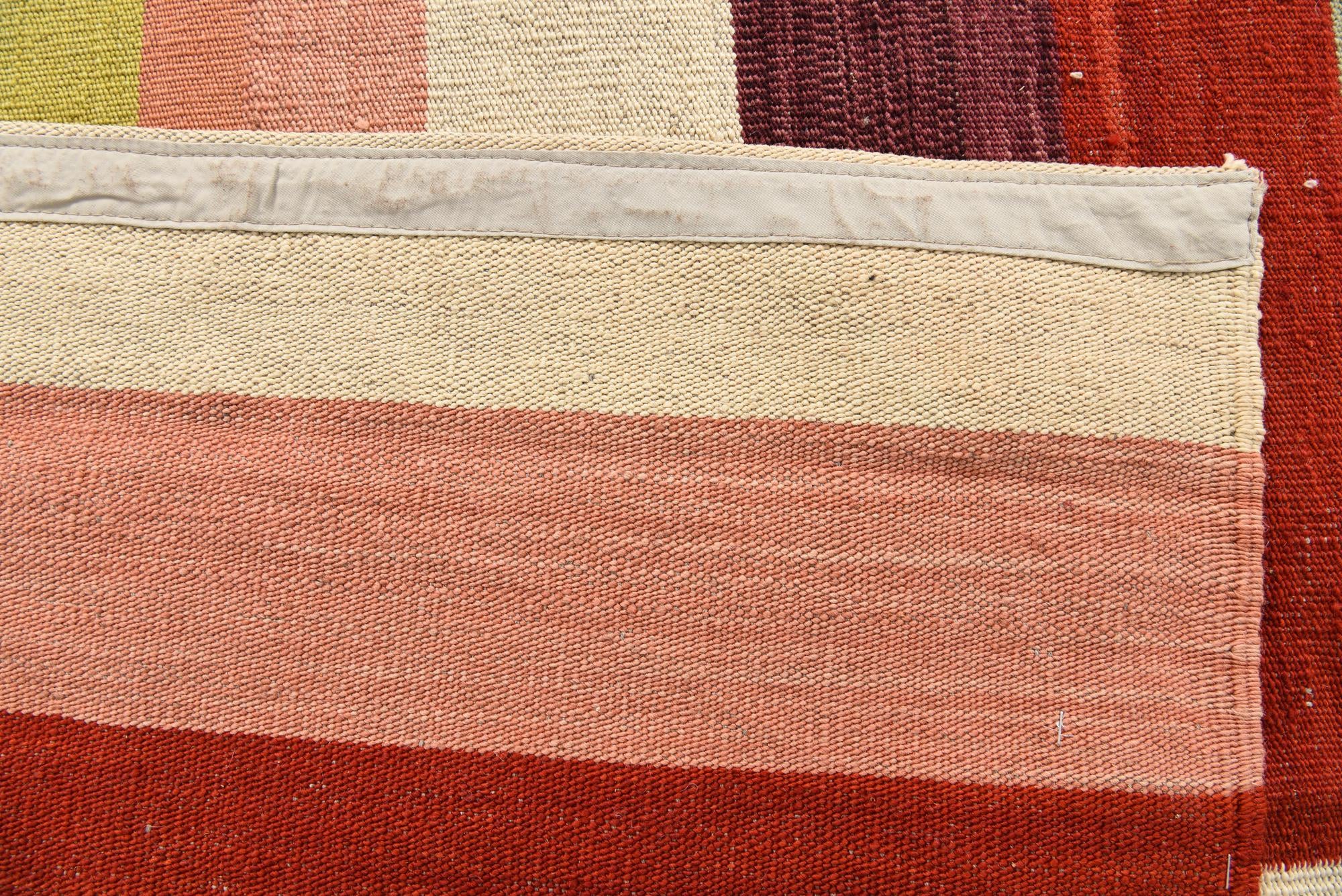 8' 7 x 11' 5 Hand Woven Kilim Modern Wool Rug