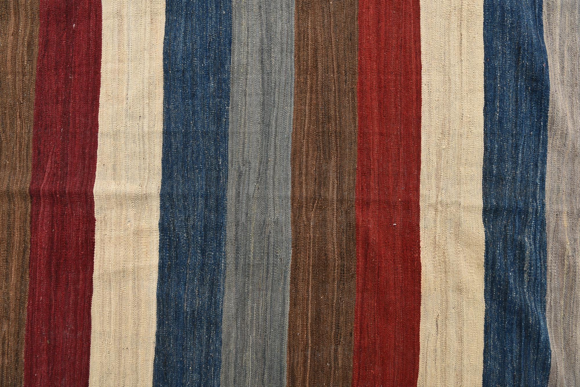 9' 8 x 13' 1 Hand Woven Kilim Modern Wool Rug