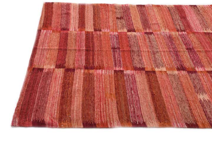5' 3 x 6' 4 Hand Woven Kilim Modern Wool Rug