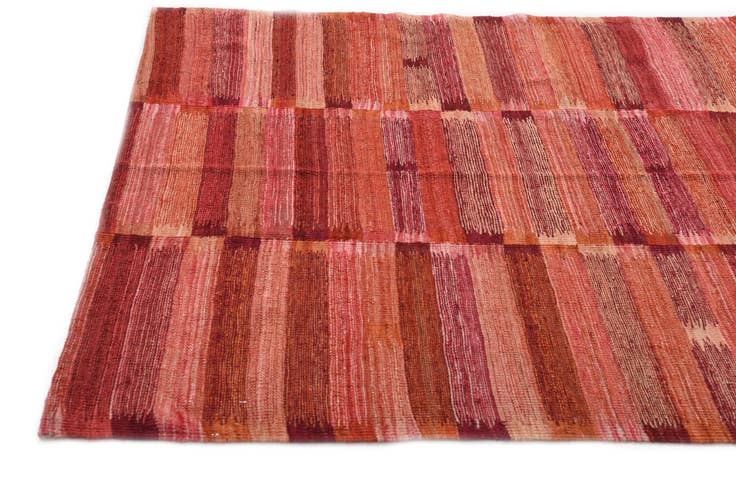 Detail image of 5' 3 x 6' 4 Hand Woven Kilim Modern Wool Rug