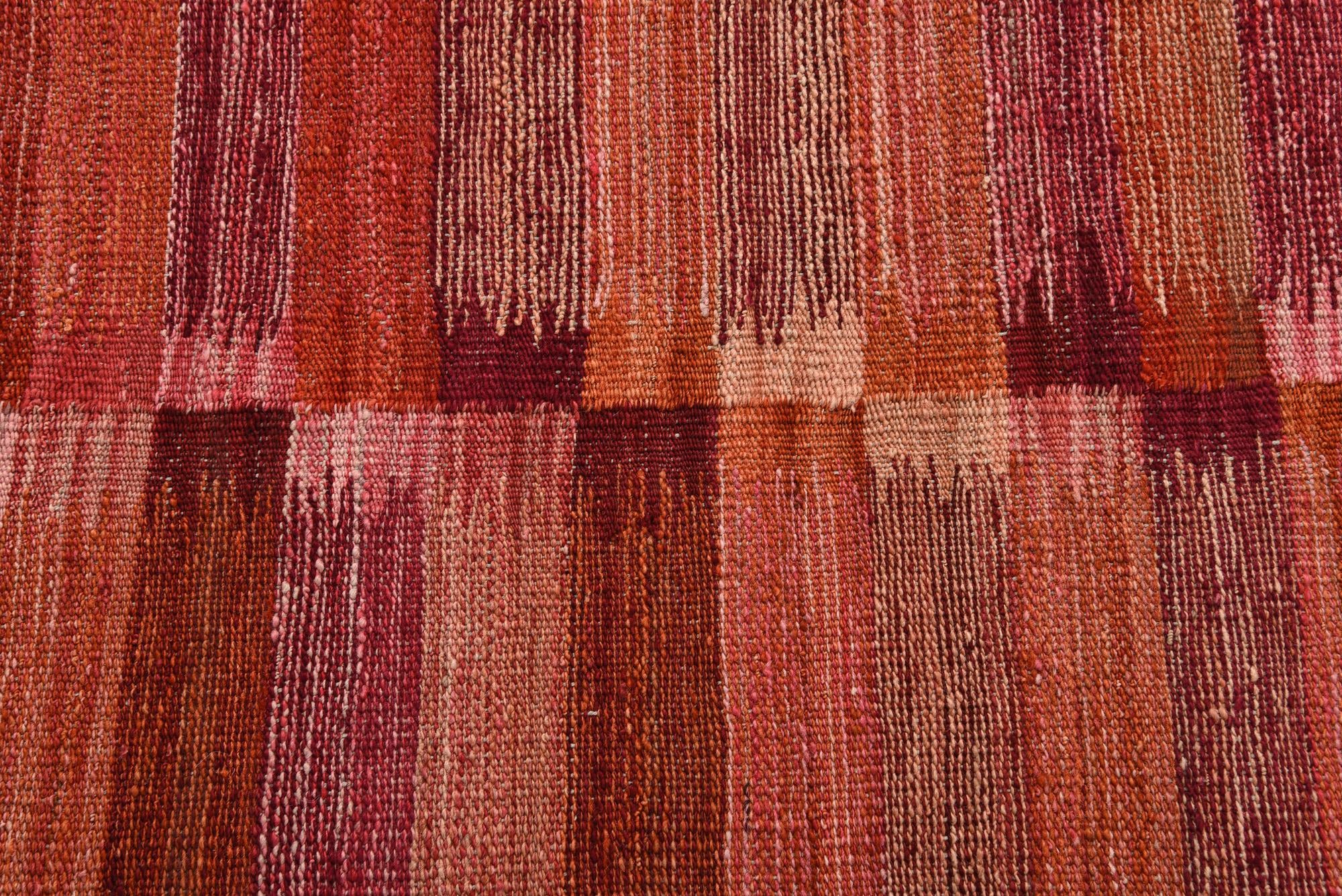 5' 3 x 6' 4 Hand Woven Kilim Modern Wool Rug