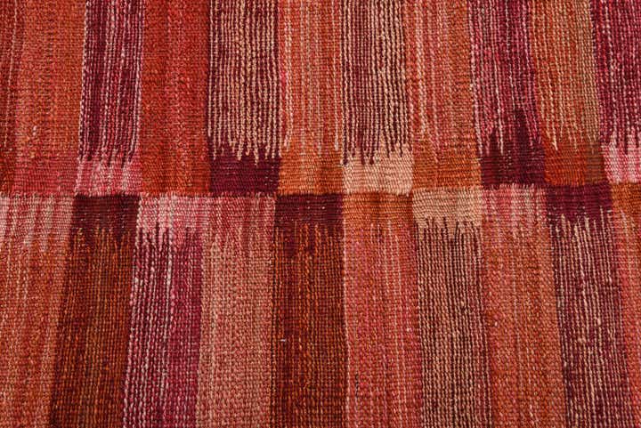 5' 3 x 6' 4 Hand Woven Kilim Modern Wool Rug