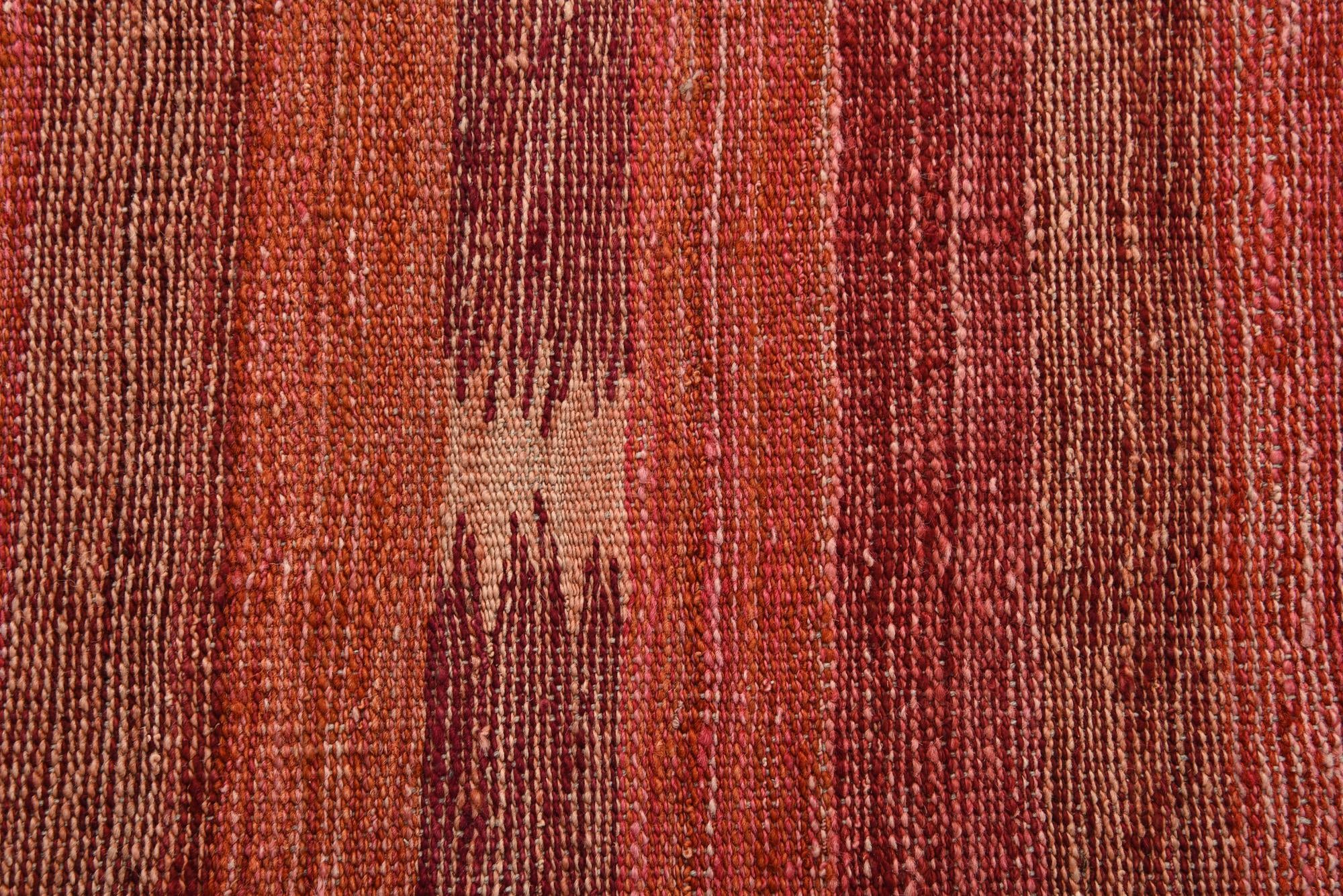 5' 3 x 6' 4 Hand Woven Kilim Modern Wool Rug