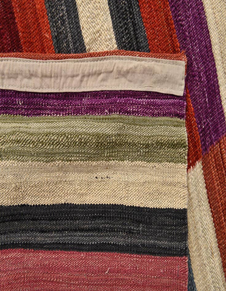 Detail image of 5' 10 x 7' 8  Hand Woven Kilim Modern Wool Rug