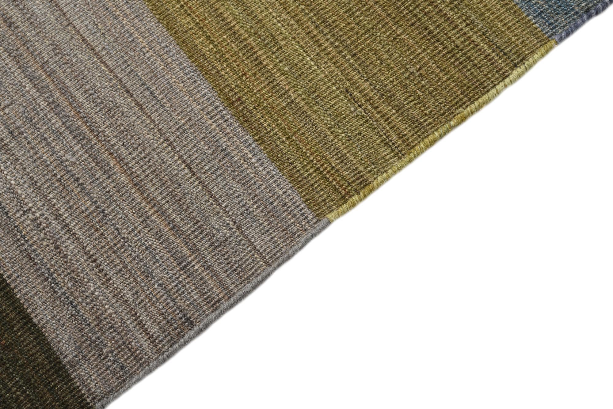 5' 10 x 7' 10 Hand Woven Kilim Modern Wool Rug