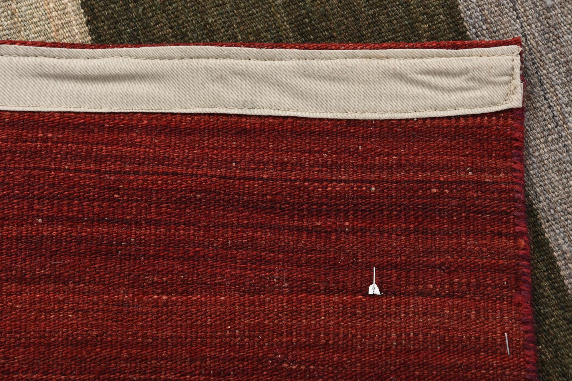 5' 10 x 7' 10 Hand Woven Kilim Modern Wool Rug