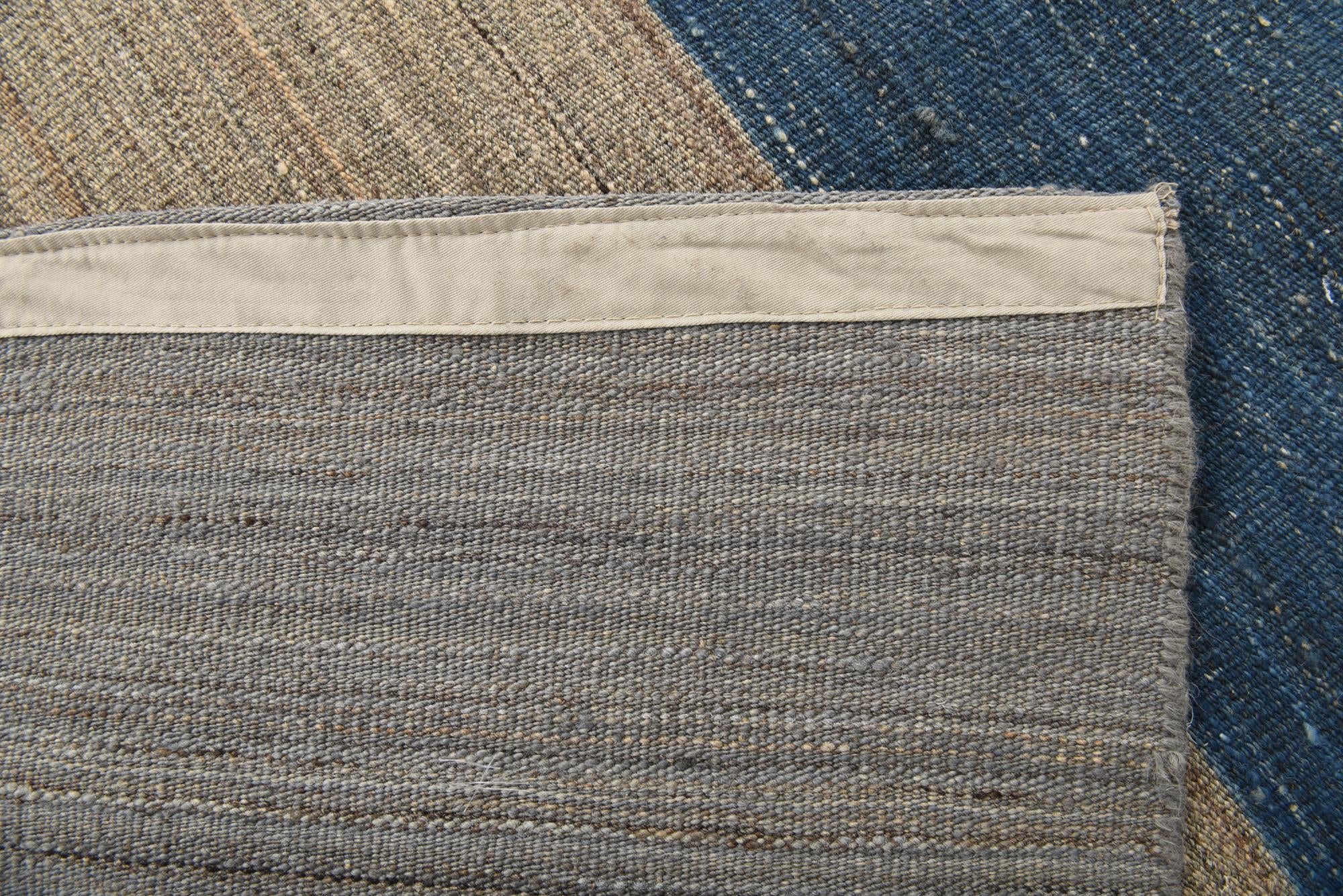 5' 10 x 8' 2 Hand Woven Kilim Modern Wool Rug