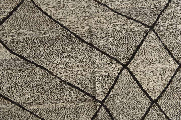 7' 3 x 9' Hand Woven Kilim Modern Wool Rug
