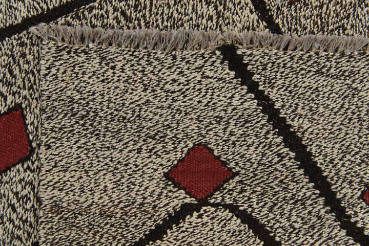 7' 3 x 9' Hand Woven Kilim Modern Wool Rug