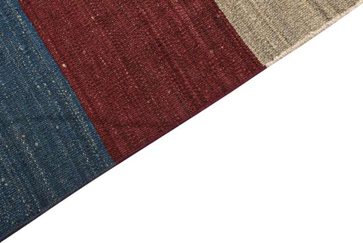 5' 7 x 8' Hand Woven Kilim Modern Wool Rug