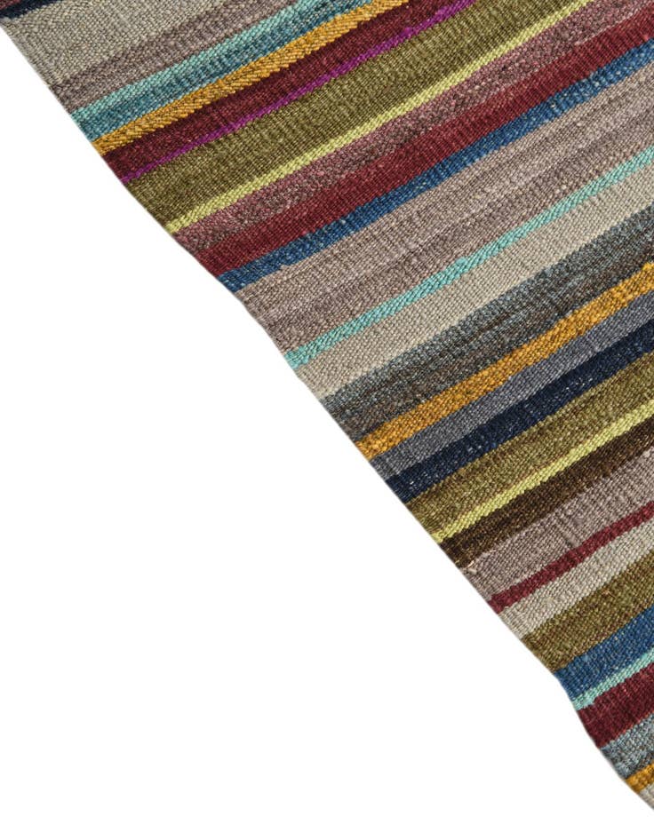 Detail image of 4' 9 x 6' 6  Hand Woven Kilim Modern Wool Rug
