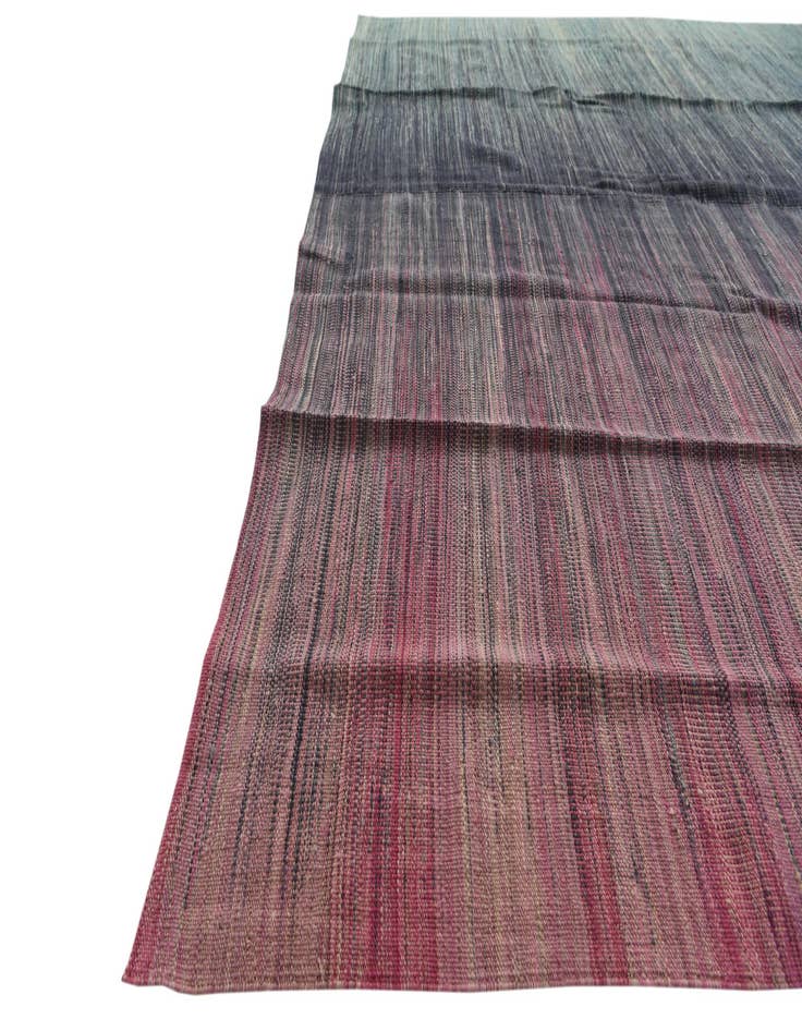 Detail image of 7' 8 x 9' 7  Hand Woven Kilim Modern Wool Rug