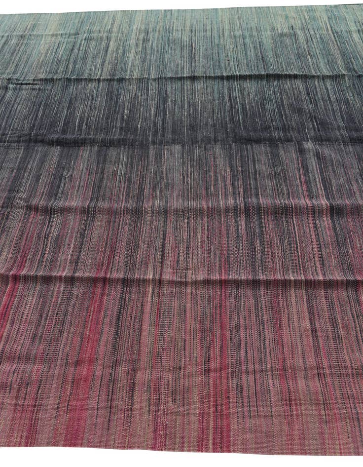 Detail image of 7' 8 x 9' 7  Hand Woven Kilim Modern Wool Rug