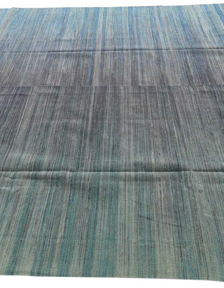 Detail image of 7' 10 x 9' 8  Hand Woven Kilim Modern Wool Rug