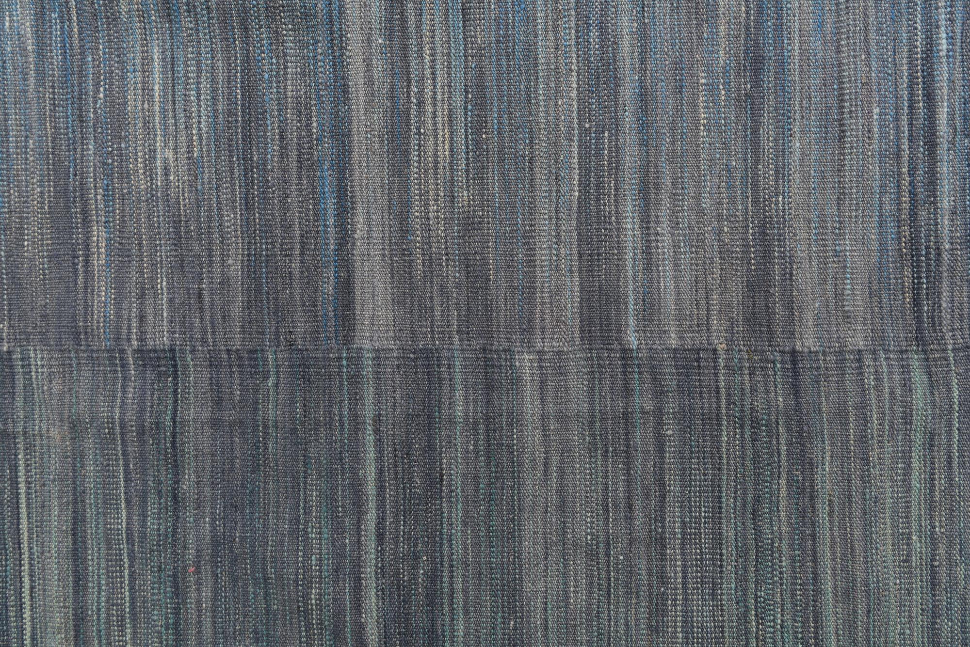 7' 10 x 9' 8 Hand Woven Kilim Modern Wool Rug