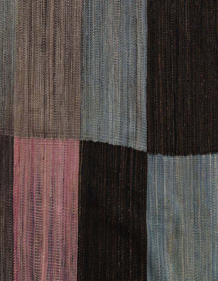 Detail image of 8' x 9' 7  Hand Woven Kilim Modern Wool Rug