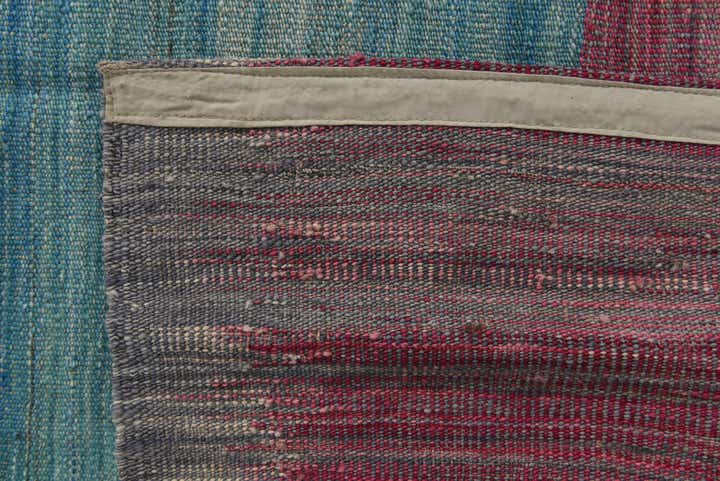 7' 9 x 9' 8 Hand Woven Kilim Modern Wool Rug