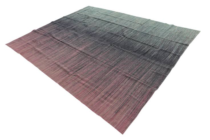 Detail image of 8' x 9' 7 Hand Woven Kilim Modern Wool Rug