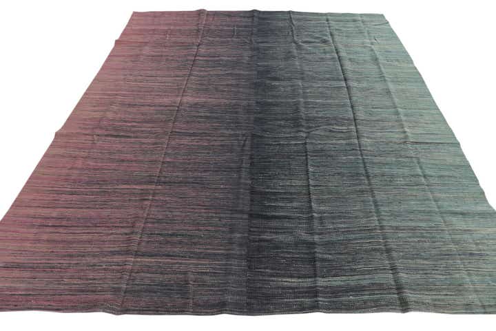 8' x 9' 7 Hand Woven Kilim Modern Wool Rug