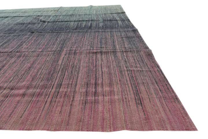 8' x 9' 7 Hand Woven Kilim Modern Wool Rug