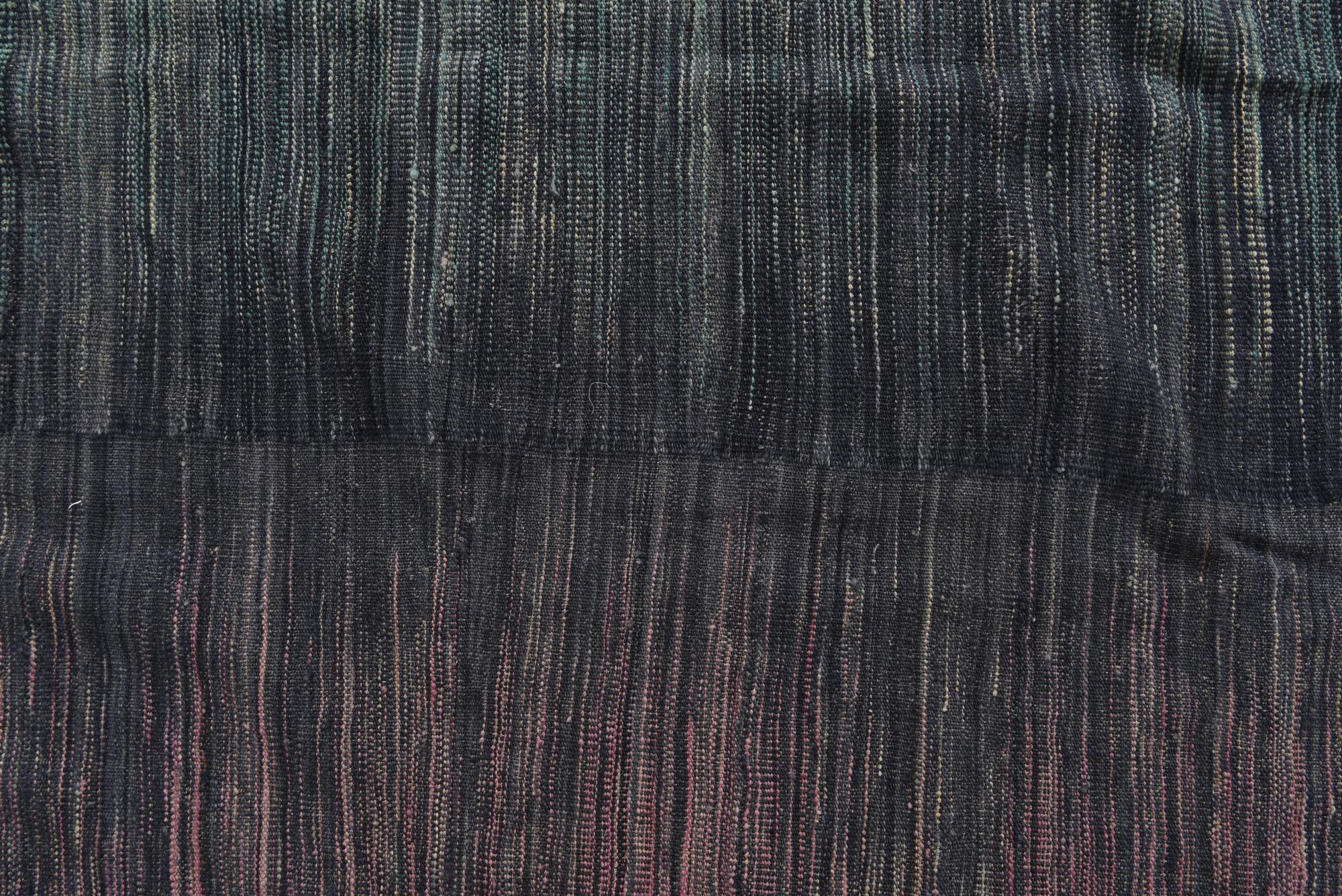 8' x 9' 7 Hand Woven Kilim Modern Wool Rug