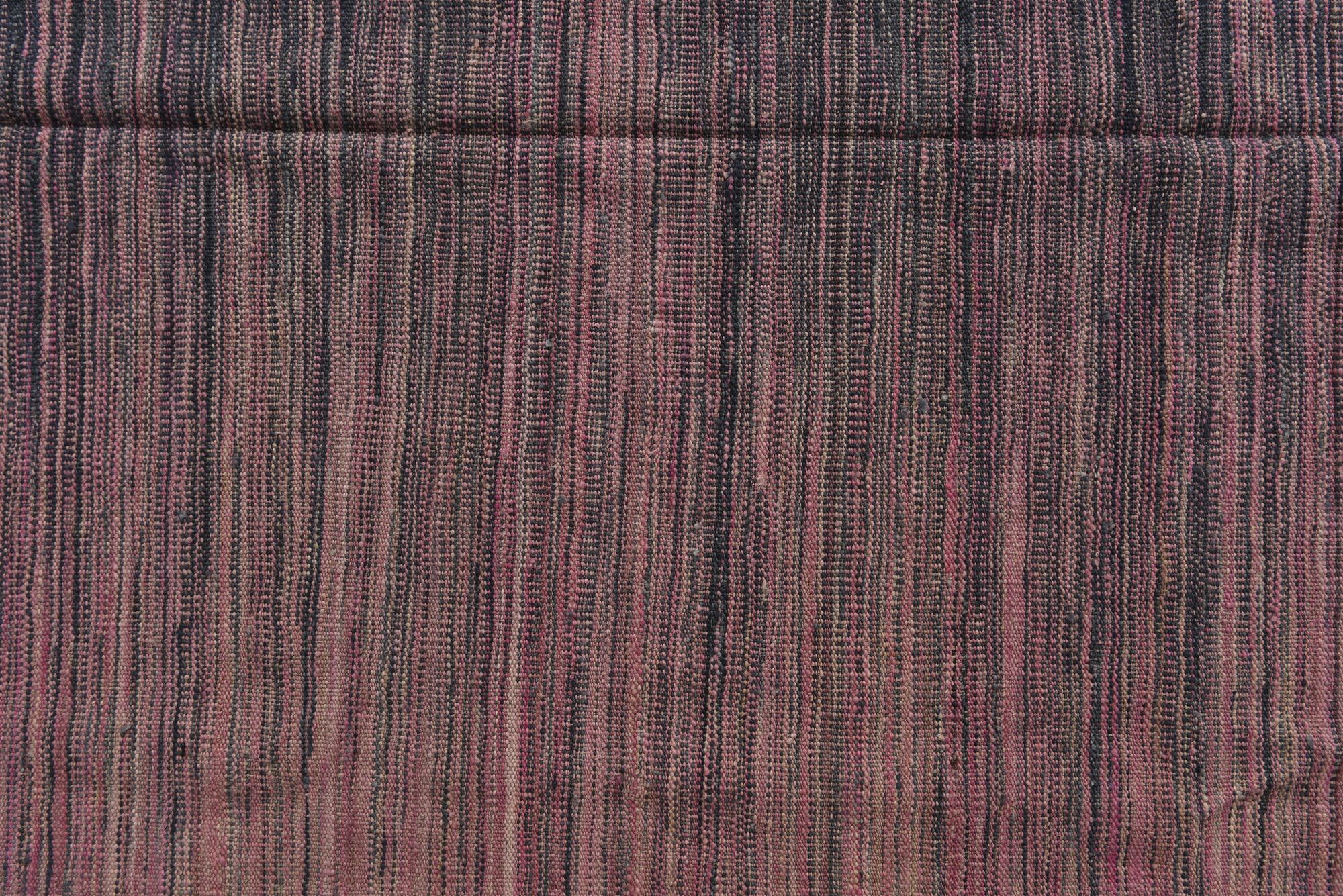 8' x 9' 7 Hand Woven Kilim Modern Wool Rug