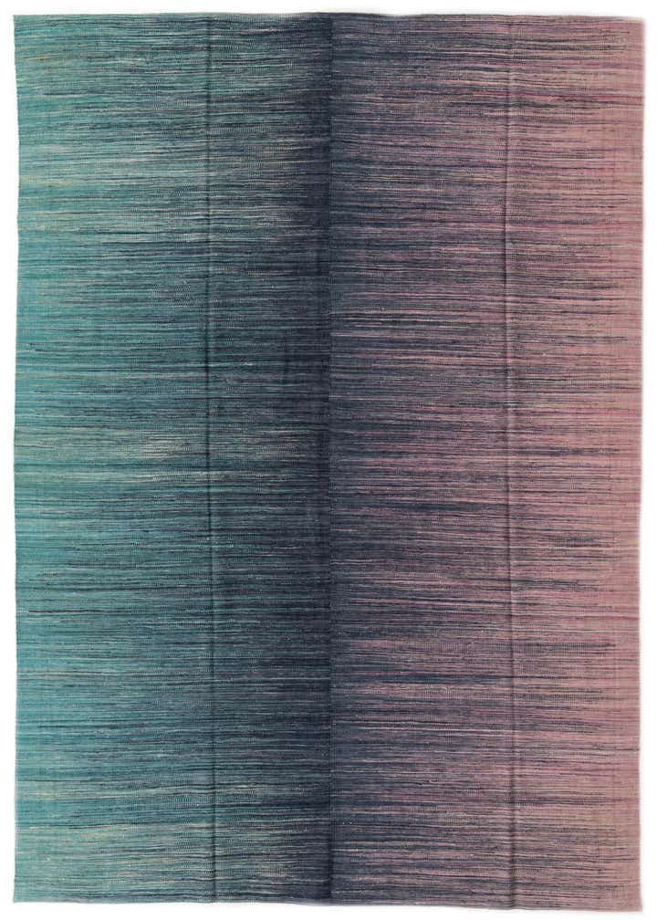 7' 9 x 9' 6 Hand Woven Kilim Modern Wool Rug