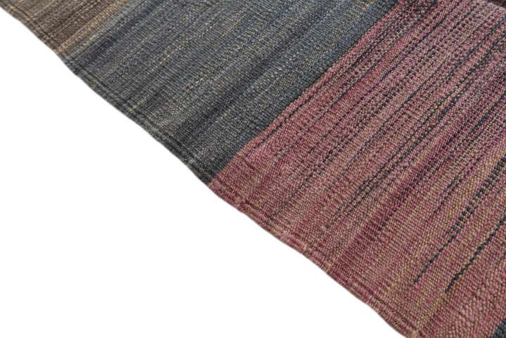 8' 1 x 9' 8 Hand Woven Kilim Modern Wool Rug