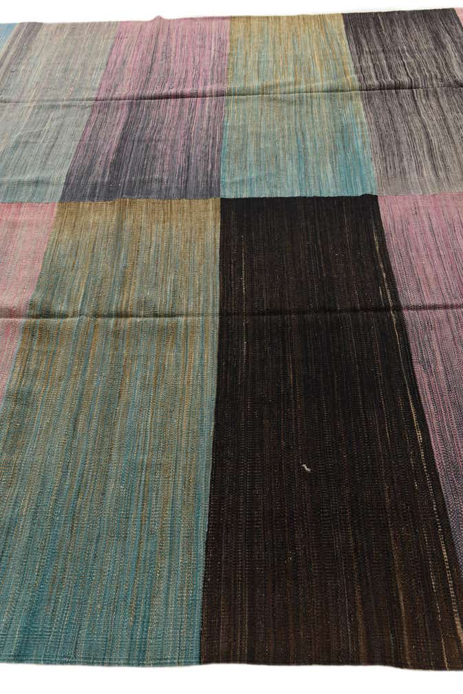 8' 9 x 11' 7 Hand Woven Kilim Modern Wool Rug