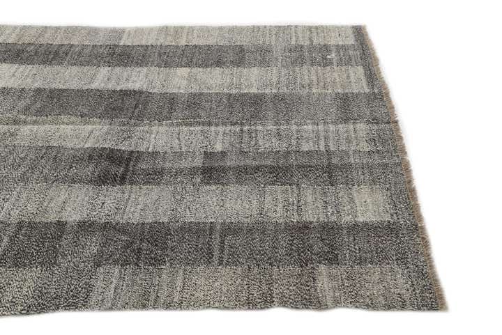 4' 9 x 6' 9 Hand Woven Kilim Modern Wool Rug