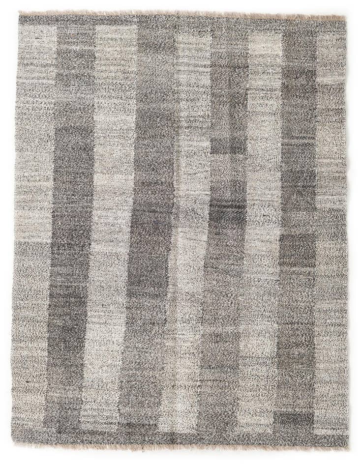 Detail image of 4' 9 x 6' 9 Hand Woven Kilim Modern Wool Rug