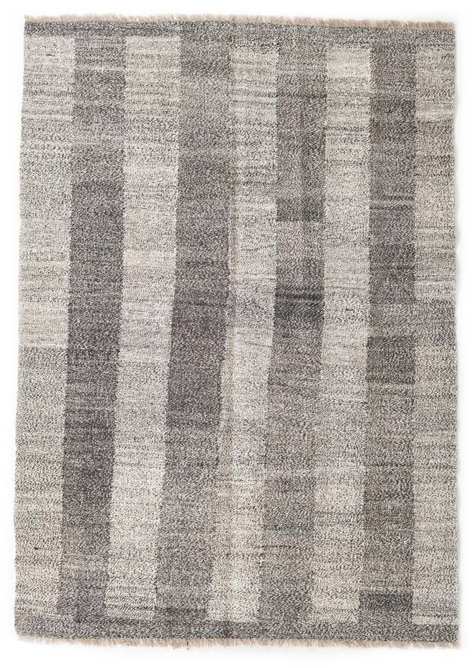 Detail image of 4' 9 x 6' 9 Hand Woven Kilim Modern Wool Rug