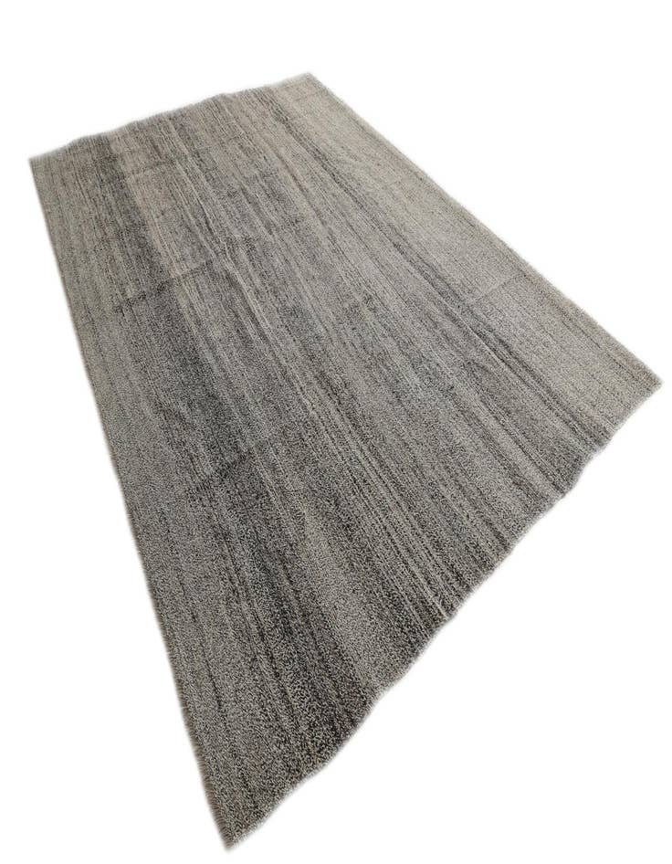 Detail image of 9' 2 x 13' 3 Hand Woven Kilim Modern Wool Rug