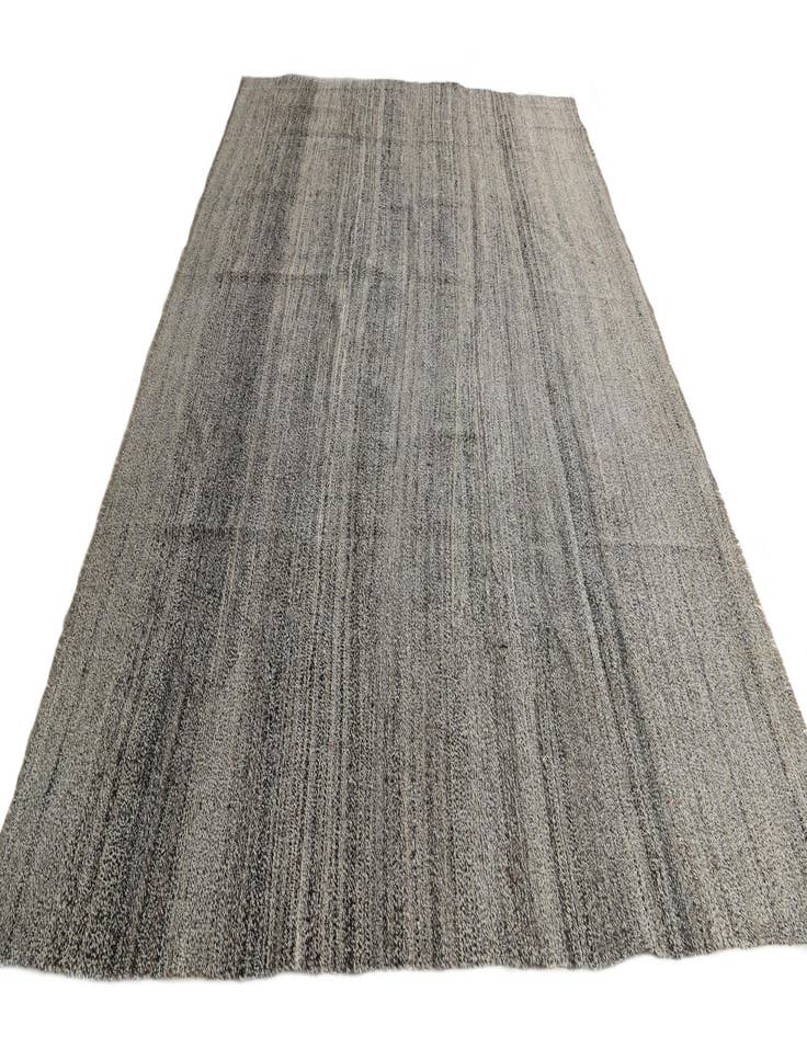 Detail image of 9' 2 x 13' 3 Hand Woven Kilim Modern Wool Rug