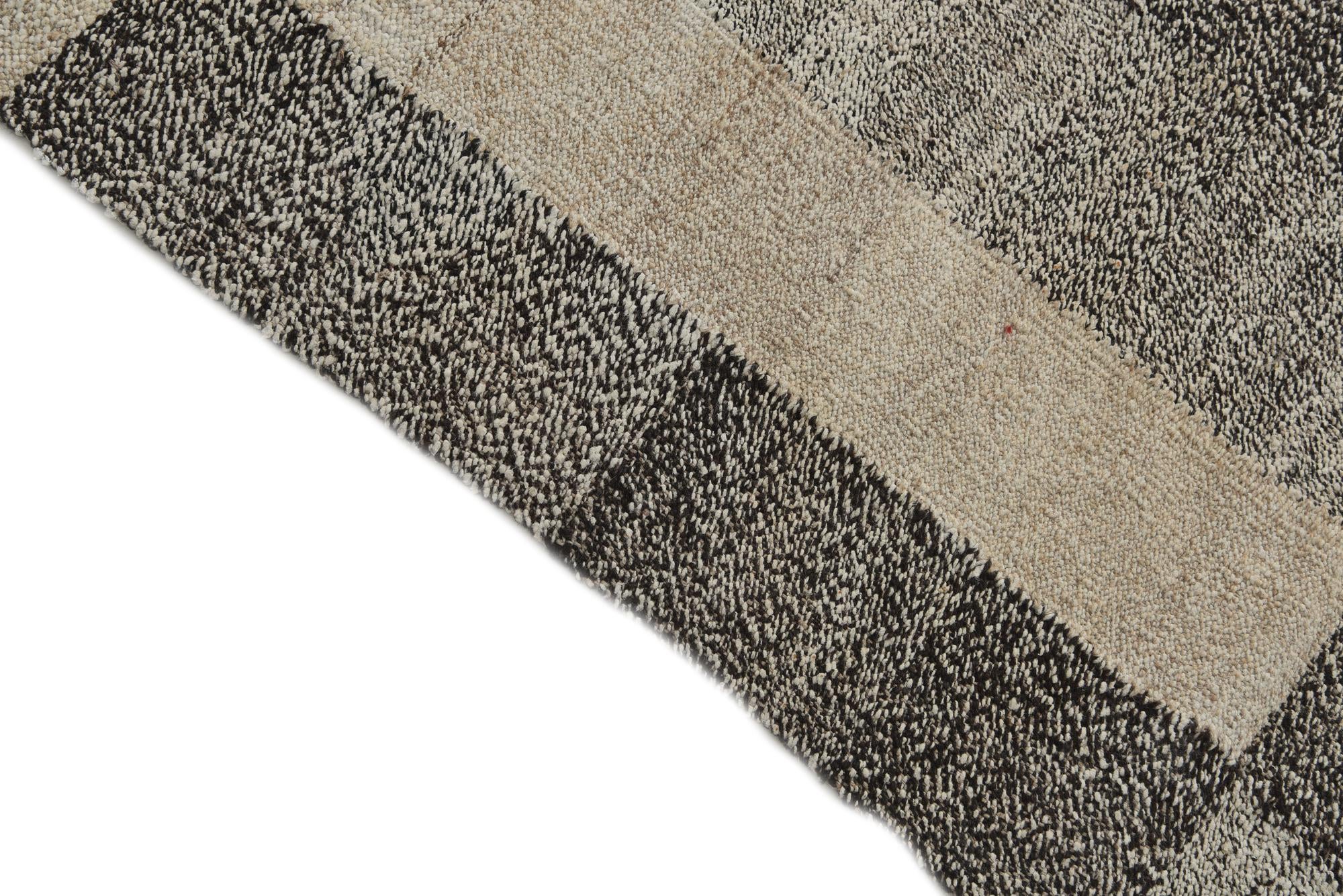 6' 10 x 9' 6 Hand Woven Kilim Modern Wool Rug