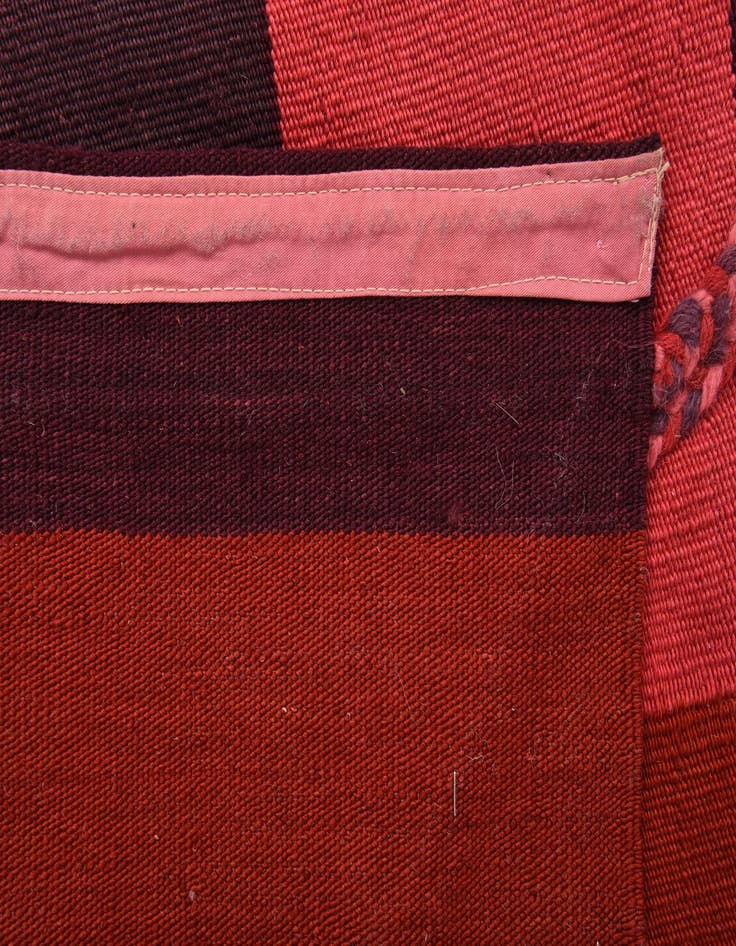 Detail image of 4' 8 x 6' 4  Hand Woven Kilim Modern Wool Rug