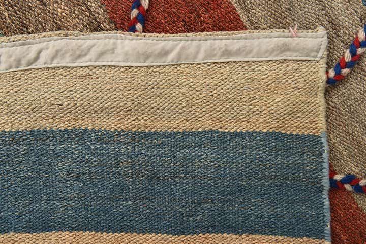 6' 5 x 8' 1 Hand Woven Kilim Modern Wool Rug