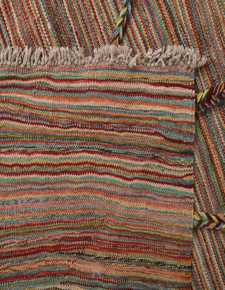 Detail image of 5' 7 x 8'  Hand Woven Kilim Modern Wool Rug