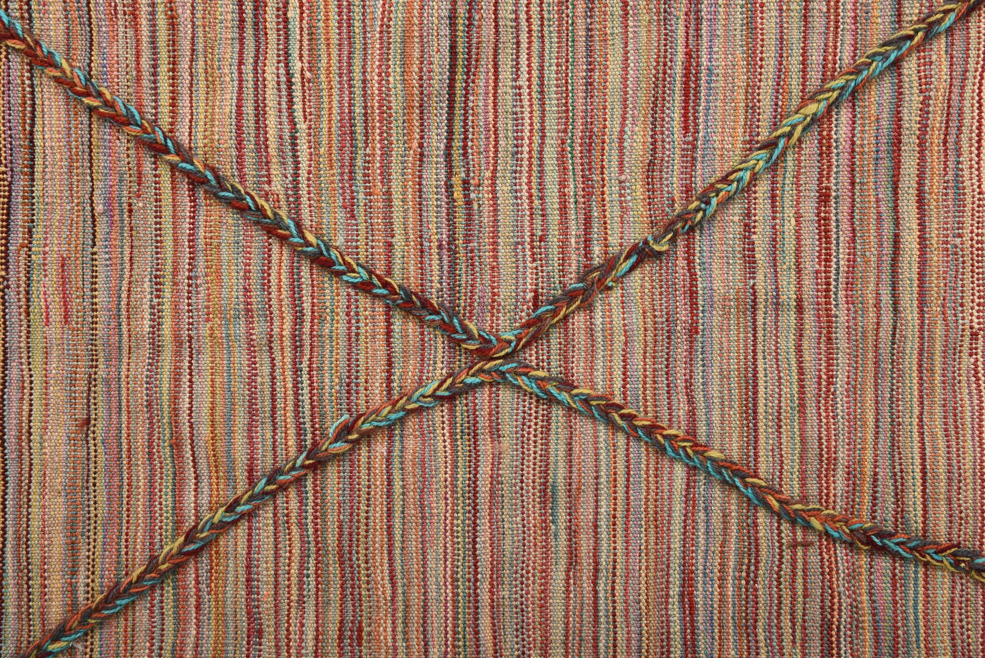 5' 4 x 7' 4 Hand Woven Kilim Modern Wool Rug