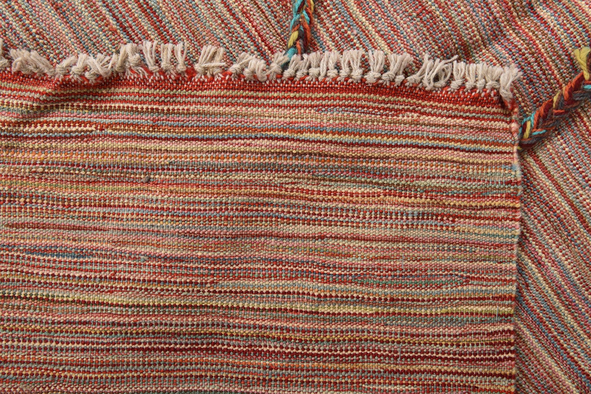 5' 8 x 7' 8 Hand Woven Kilim Modern Wool Rug