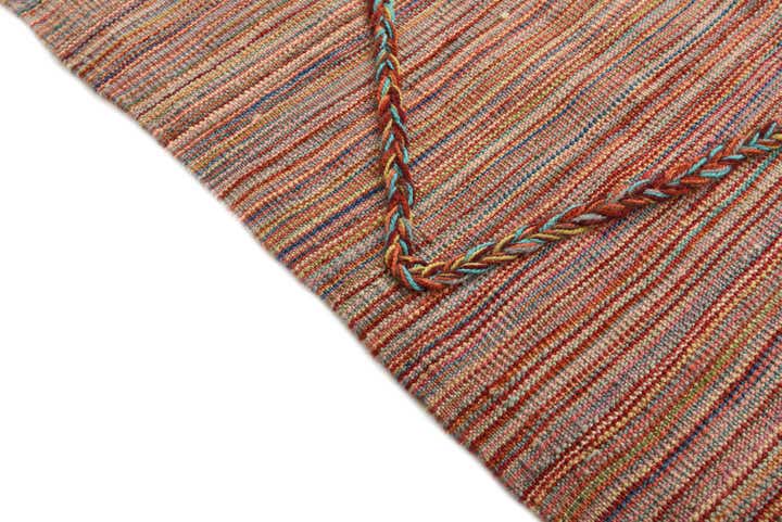 5' 10 x 8' 5 Hand Woven Kilim Modern Wool Rug