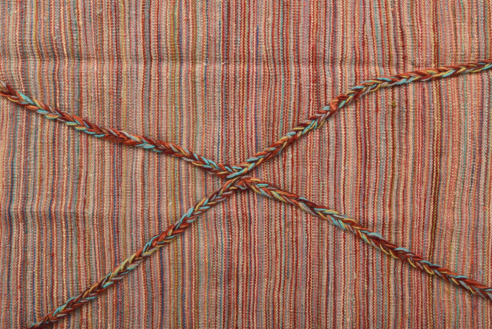 5' 10 x 8' 5 Hand Woven Kilim Modern Wool Rug