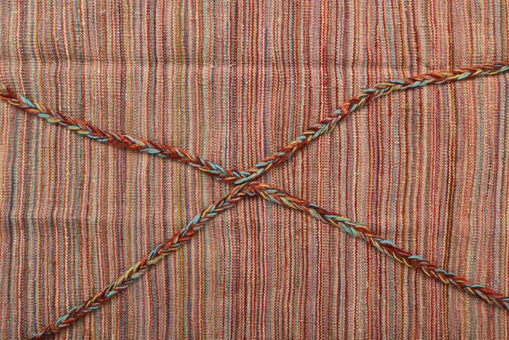 5' 10 x 8' 5 Hand Woven Kilim Modern Wool Rug