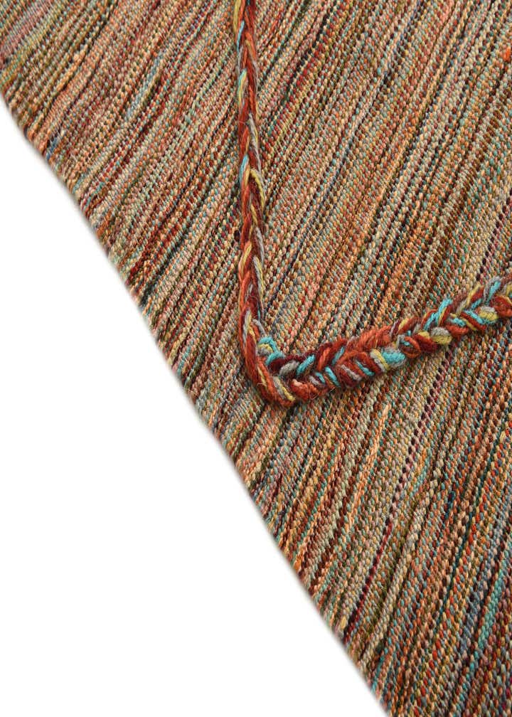 4' 4 x 6' 6 Hand Woven Kilim Modern Wool Rug
