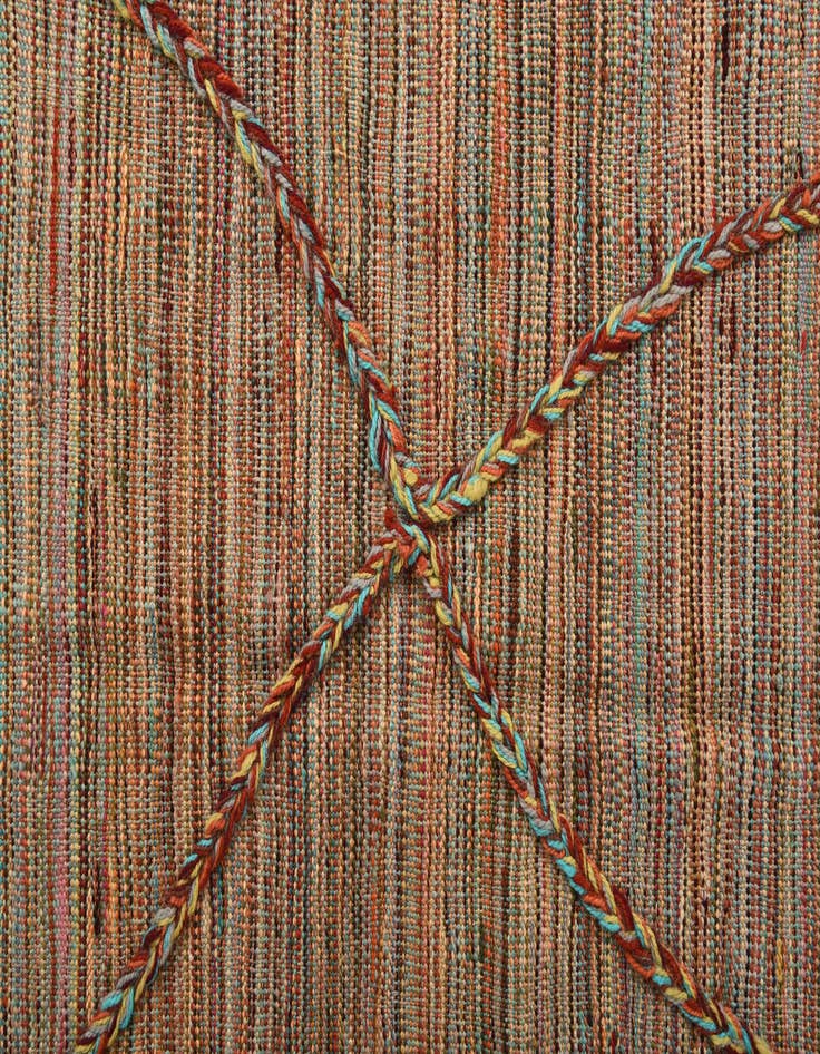 Detail image of 4' 4 x 6' 6  Hand Woven Kilim Modern Wool Rug