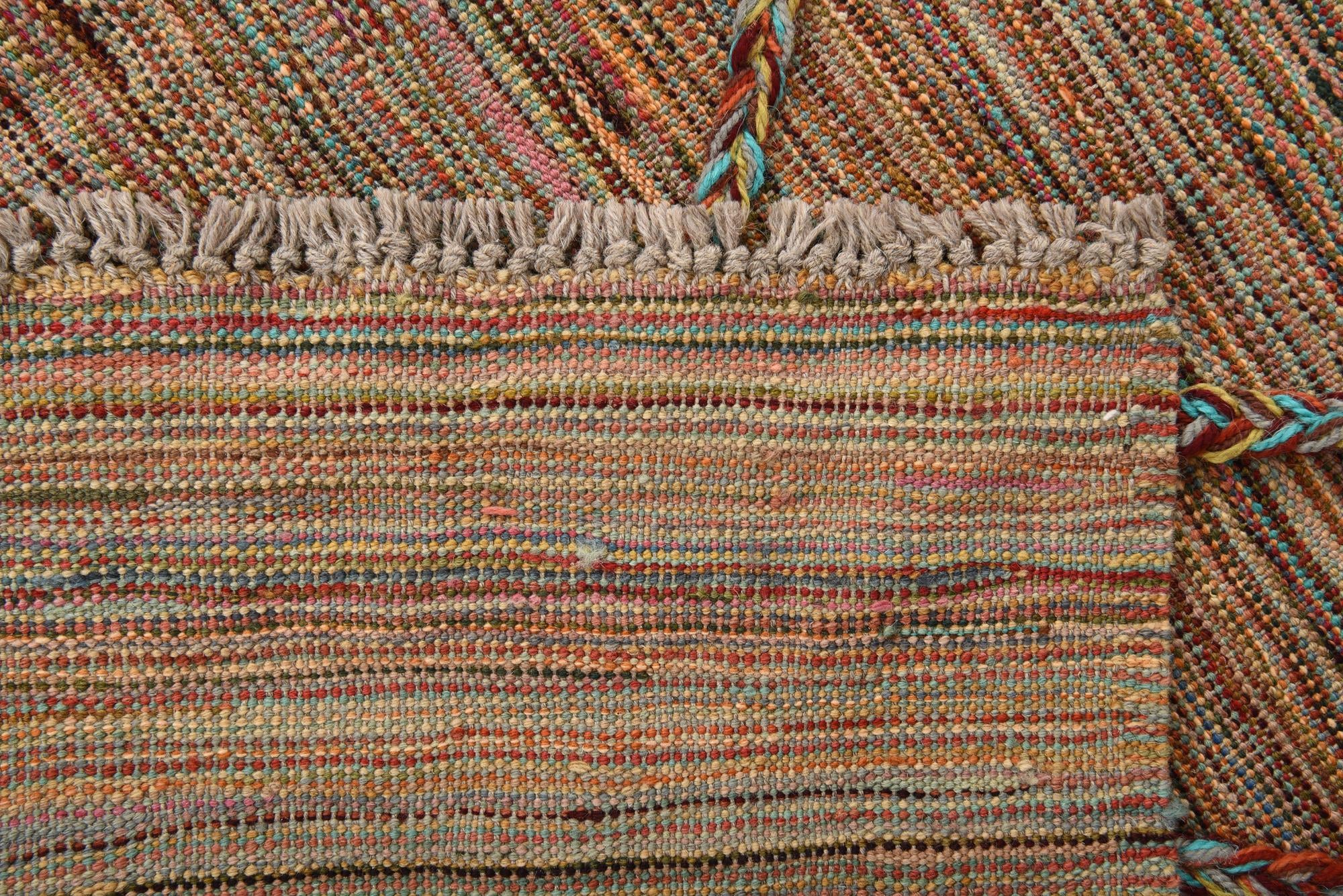 4' 4 x 6' 6 Hand Woven Kilim Modern Wool Rug